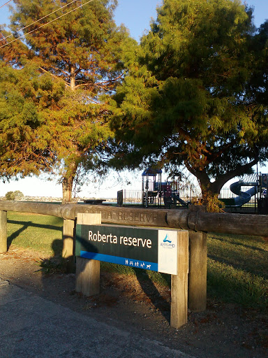Roberta Reserve - Playground Entrance