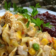 Yummy Pork Noodle Casserole