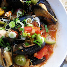 Sunday Supper: Fish and Mussel Stew with Green Olives