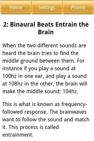 【免費生活App】Listening to the Binaural Beat-APP點子