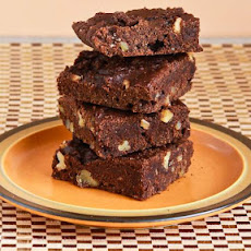 Low-Sugar and Whole Wheat Brownies with Walnuts (Grandma Willey's Brownie Recipe)