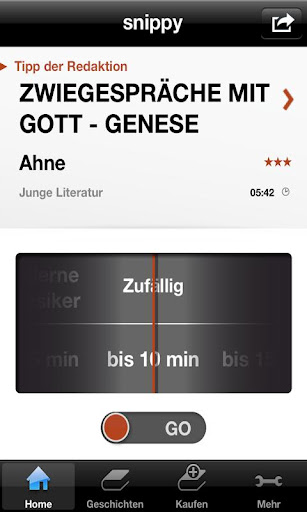 snippy - Hörbuch Lese-App