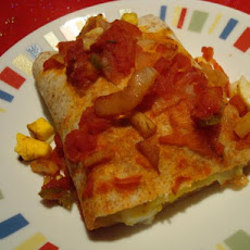 Egg and Green Chile Enchiladas
