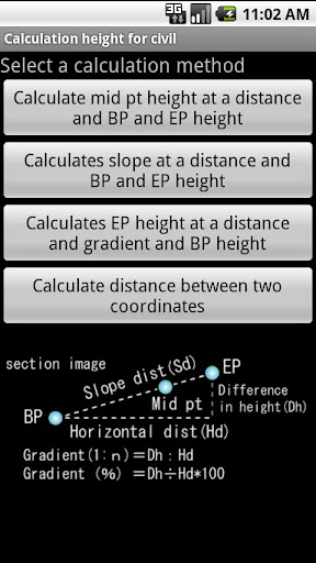 Height calculate for civil