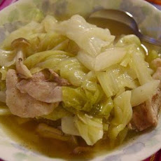 Hawaiian-Style Braised Pork with Stir-Fried Cabbage