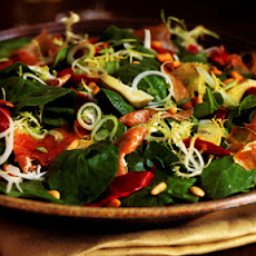 Piquillo Pepper, Serrano Ham, and Artichoke Salad