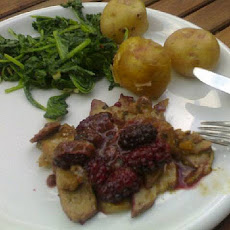 Roasted Pork With Blackberry Sauce
