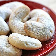 Almond Crescent Cookies