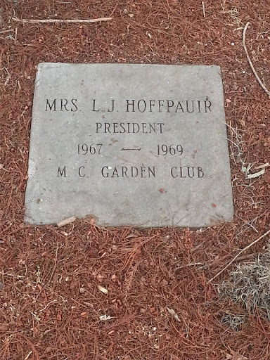 Mrs. L. J. Hoffpauir Plaque 