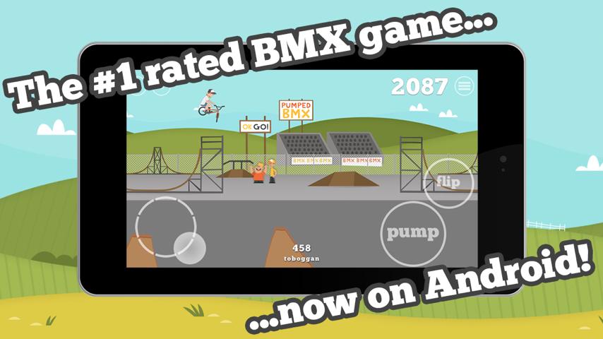 Android application Pumped: BMX screenshort