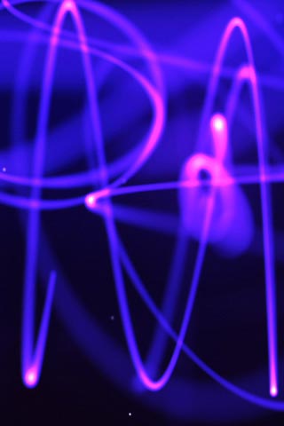 Neon purple glowstick