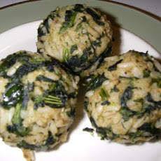 Greek Spinach Rice Balls