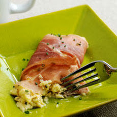 Cream Cheese and Chive Scramble with Prosciutto Recipe