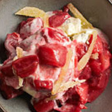 Braised Plums with Candied Ginger