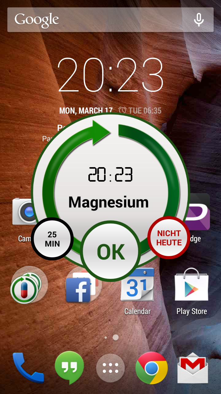 Android application Pill Organizer (Reminder) screenshort