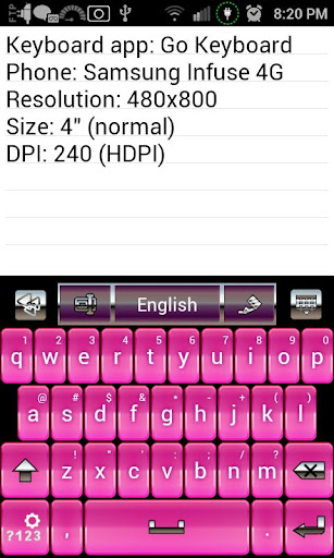 Pink and Black Keyboard Skin