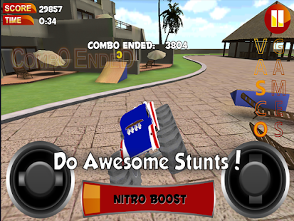 How to install RC Monster Truck Stunts 3D patch 1.4 apk for laptop