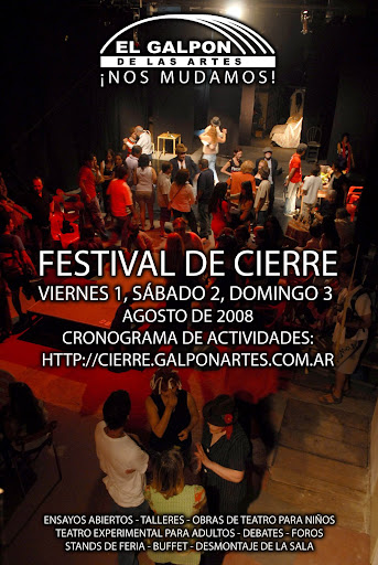 Festival de Cierre, del 1 al 3 de agosto