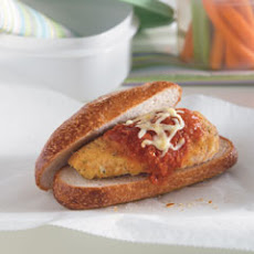 No Frying Chicken Parmesan Sandwiches
