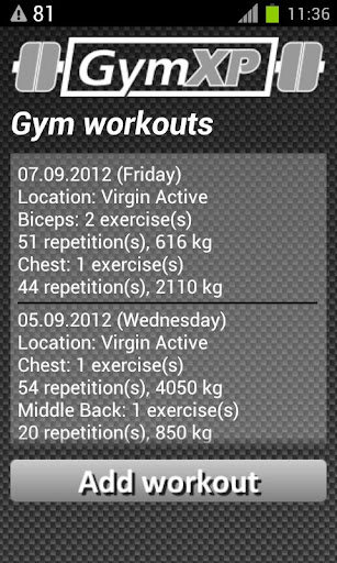 【免費健康App】GymXP-APP點子