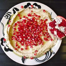 Baba Ghanoush smothered in Pomegranates