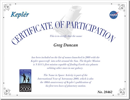 Cool Space Names