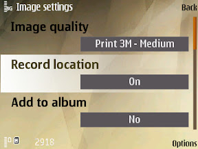 Enable geo tagging in the camera settings - gersbo.dk