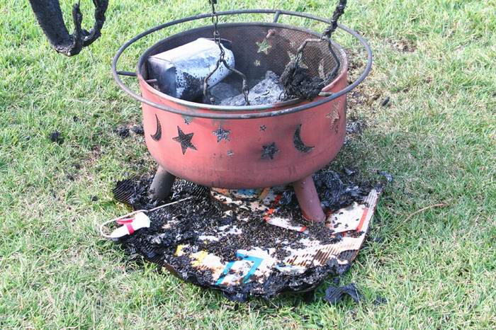 destruction of beehive