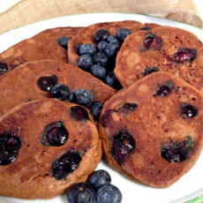 Breakfast for Dinner: Almond Flour, Blueberry Pancakes