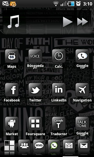 DIVA Black ADW Theme