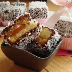 Blood Orange Lamingtons