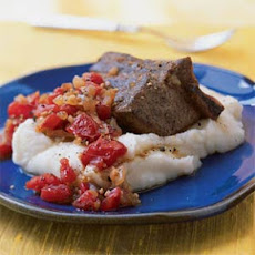 Balsamic-Braised Short Ribs with Horseradish Mashed Potatoes