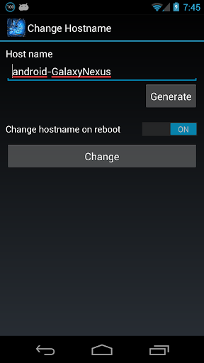 Change Hostname ROOT