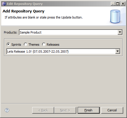 Repository Query Wizard