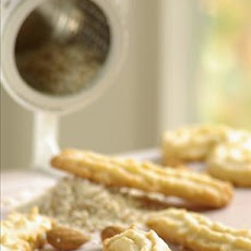 Mandelspritzgebäck (German Christmas Almond Cookies)