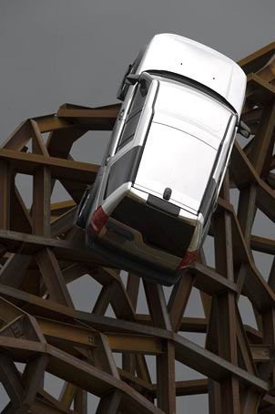 Land Rover’s car sculpture