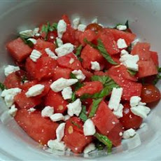Watermelon and Tomato Salad