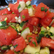 Cucumber N Watermelon Salad a Summer Delight!!!!!!!
