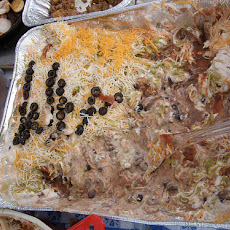 Layered Greek Bean Dip