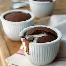 Rich Chocolate Soufflé Cakes with Crème Anglaise