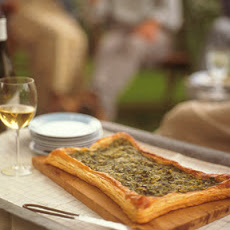Sorrel and Onion Tart