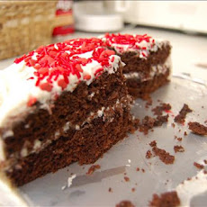 One-Bowl Devil's Food Cake