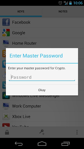 Crypto – Password Manager