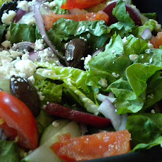 My Big Fat Greek Salad ( with fresh herb vinaigrette)