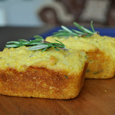 Individual Rosemary Polenta Loaves