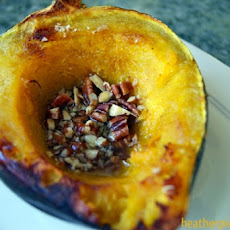 Maple-Pecan Acorn Squash