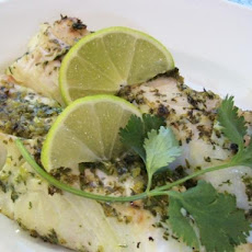 Pacific Pesto Grilled Halibut