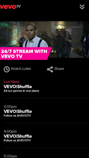 vevo-watch-free-music-videos for android screenshot