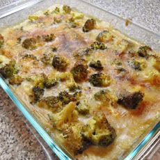 Rice-Broccoli Casserole W/ Nutritional Yeast