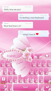 How to install Pink Flowers Keyboard 1.486 mod apk for bluestacks